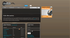 Desktop Screenshot of guitarpatches.com